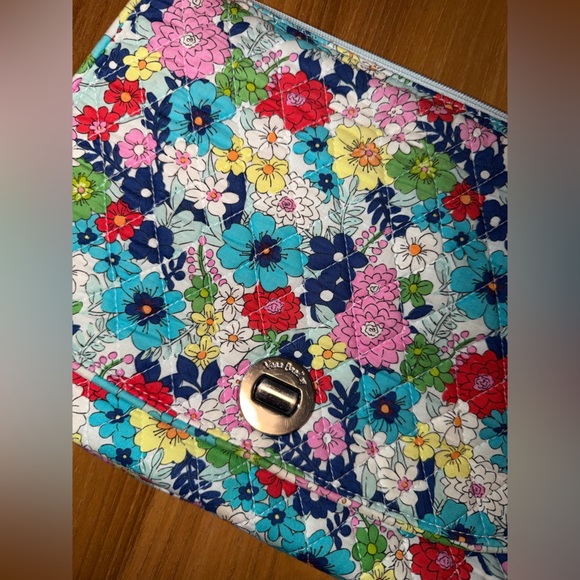 Vera Bradley Handbags - Vera Bradley Floral Crossbody Bag - Blue, Pink, Red, Green